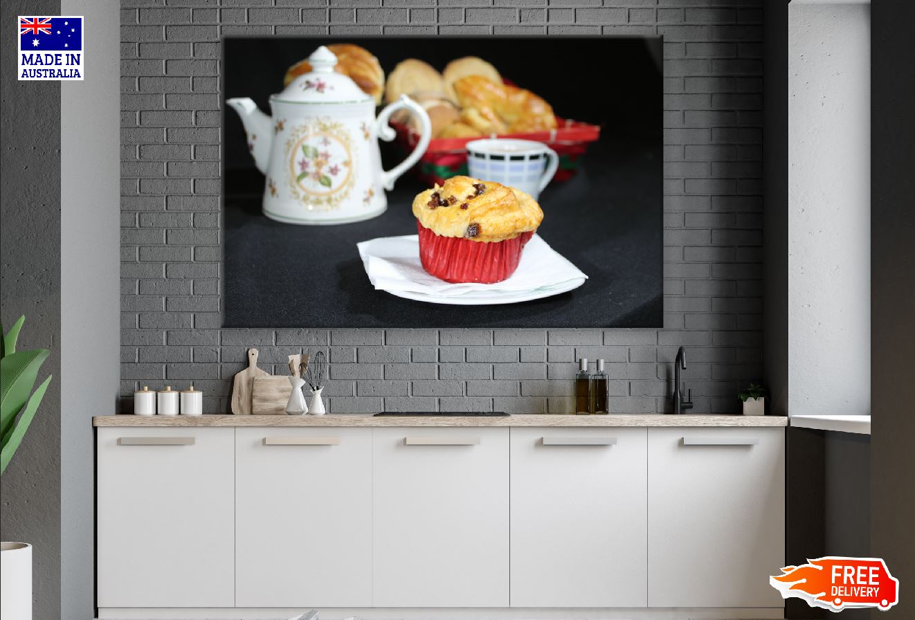 Tea Cake & Jug Closeup Photograph Print 100% Australian Made