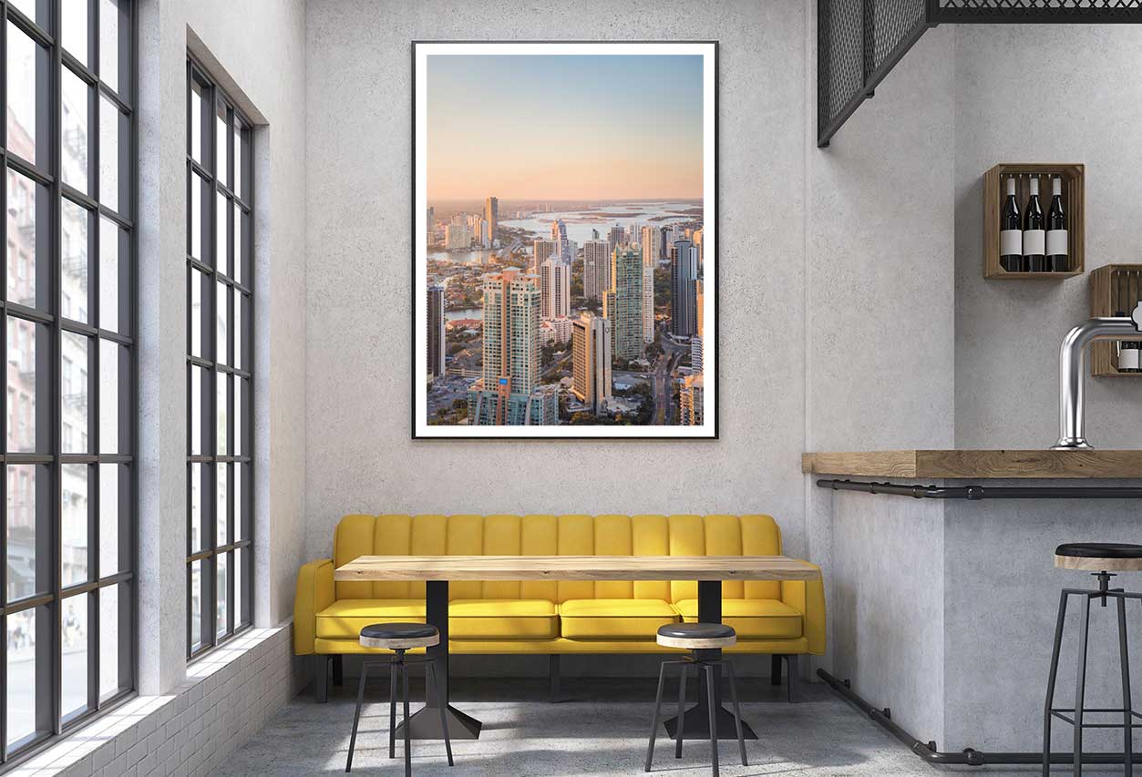 Perth Australia City Skyline View Photograph Home Decor Premium Quality Poster Print Choose Your Sizes