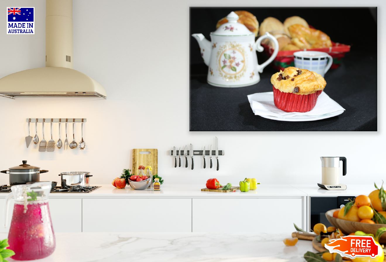 Tea Cake & Jug Closeup Photograph Print 100% Australian Made