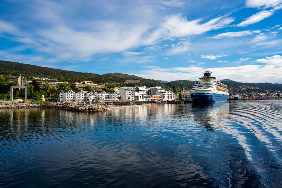 Molde Romsdal Port City Norway Photograph Print 100% Australian Made