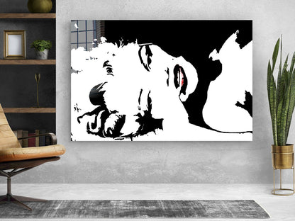 Abstract Woman B&W Art Print Tempered Glass Wall Art 100% Made in Australia Ready to Hang