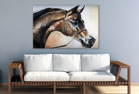 Horse Head wall canvas high quality home decor  Print 100% Australian Made