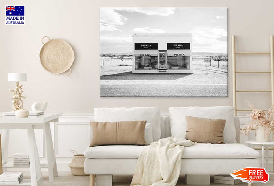 Prada Marfa Store B&W Photograph Print 100% Australian Made