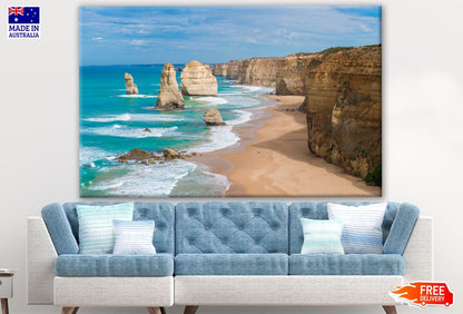 Beach & Cliff Photograph Print 100% Australian Made