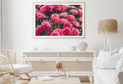 Red Chrysanthemum Flowers View Photograph Home Decor Premium Quality Poster Print Choose Your Sizes