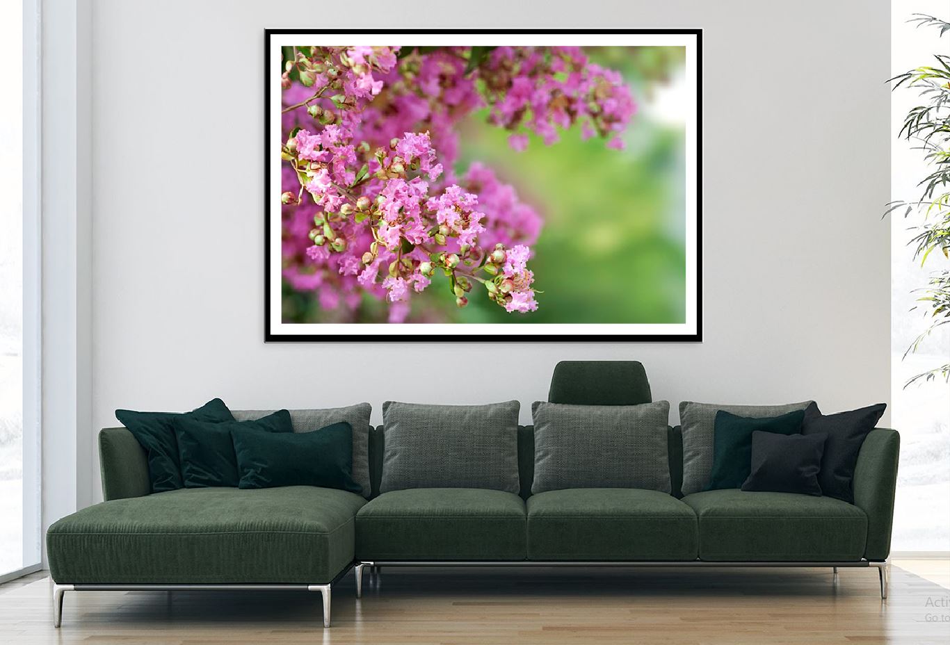 Lilac Bush Spring Flowers Branch Photograph Home Decor Premium Quality Poster Print Choose Your Sizes