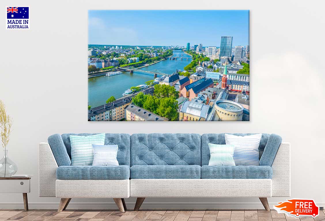 Frankfurt am Main Germany View Photograph Print 100% Australian Made