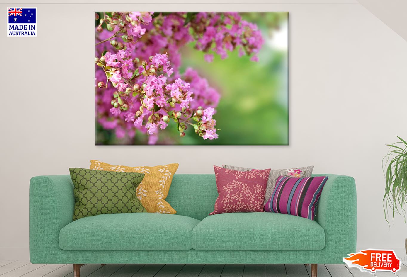 Lilac Bush Spring Flowers Branch Photograph Print 100% Australian Made