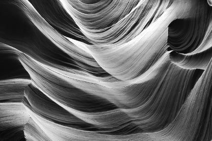 Sandstone Walls B&W Abstract Design Print 100% Australian Made