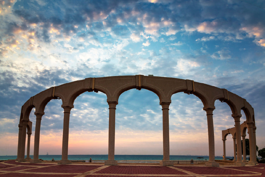 Fanateer Beach Al Jubail City View Photograph Print 100% Australian Made