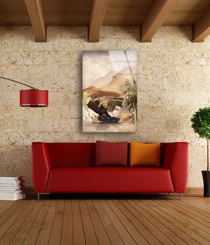 Nature Watercolor Painting Acrylic Glass Print Tempered Glass Wall Art 100% Made in Australia Ready to Hang