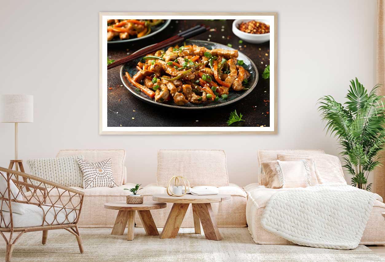 Chinese Sichuan with Vegetables View Home Decor Premium Quality Poster Print Choose Your Sizes