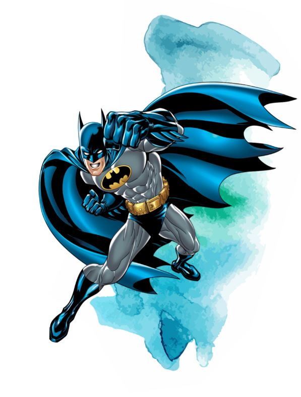 Batman Superhero's Watercolour Arts Print Premium Canvas Ready to Hang High Quality choose sizes