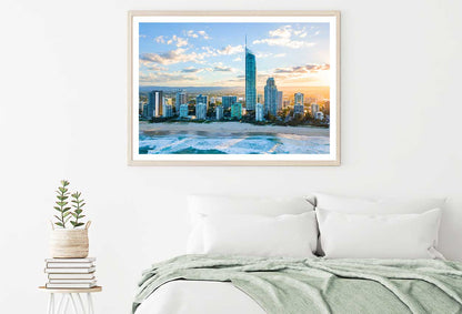 Sunset on Queensland's Gold Coast Photograph Home Decor Premium Quality Poster Print Choose Your Sizes