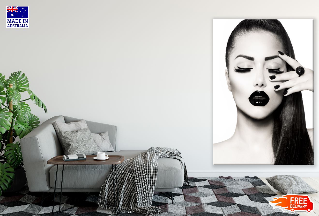 Intense Model Closeup Photograph Print 100% Australian Made