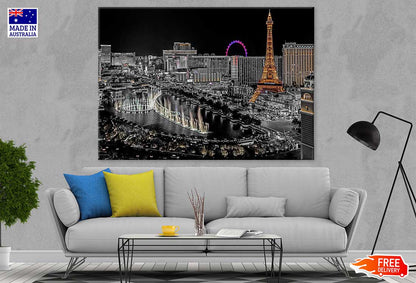 Las Vegas Nevada Night Photograph Print 100% Australian Made