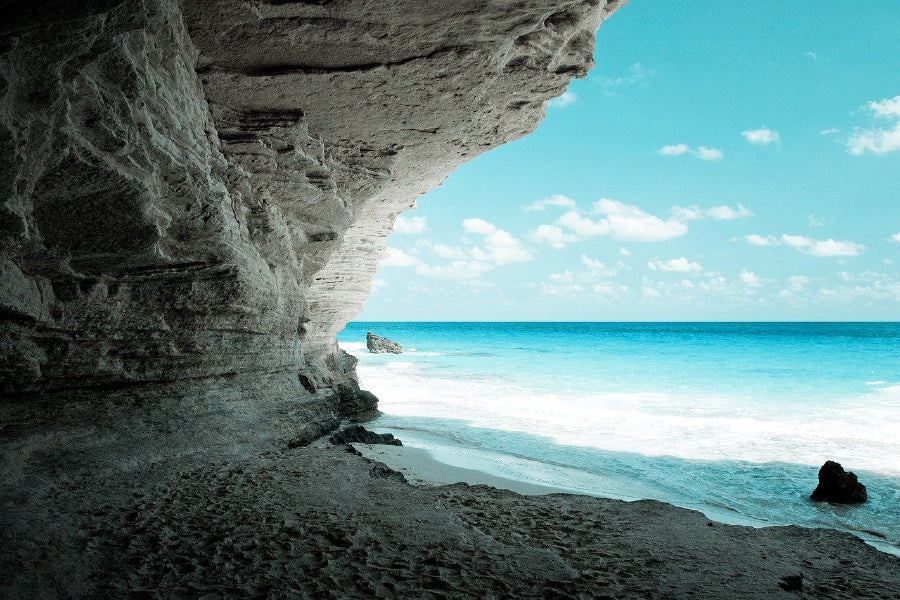 Ageeba Beach View From Cave Photograph Print 100% Australian Made