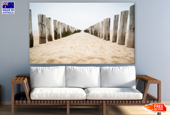 Sand Footpath Through Dunes at the Beach Photograph Print 100% Australian Made