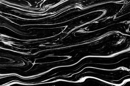 Black & White Wave Abstract Design Print 100% Australian Made