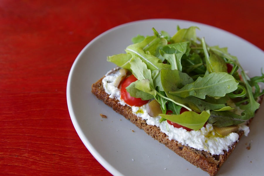 Feta Cheese Sandwich Closeup Photograph Print 100% Australian Made