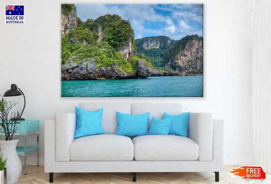 Railay West Beach View Photograph Thailand Print 100% Australian Made