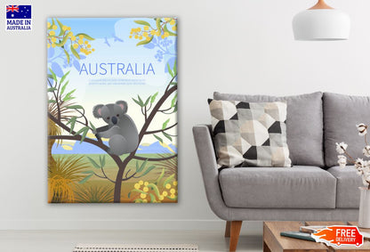 Koala Bear Art Print 100% Australian Made