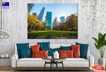 Bryant Park Town View Photograph Manhattan Print 100% Australian Made