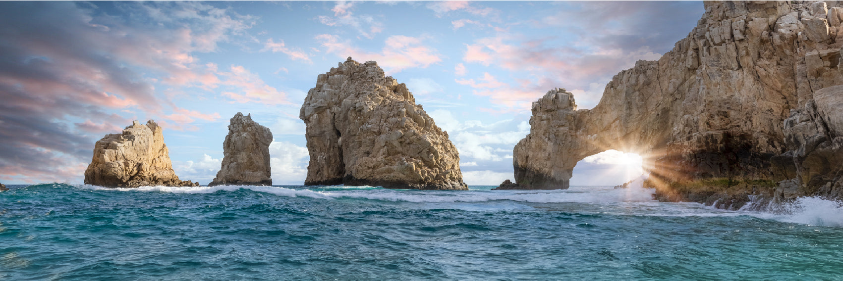 Panoramic Canvas Cabo San Lucas Beach View Photograph High Quality 100% Australian Made Wall Canvas Print Ready to Hang