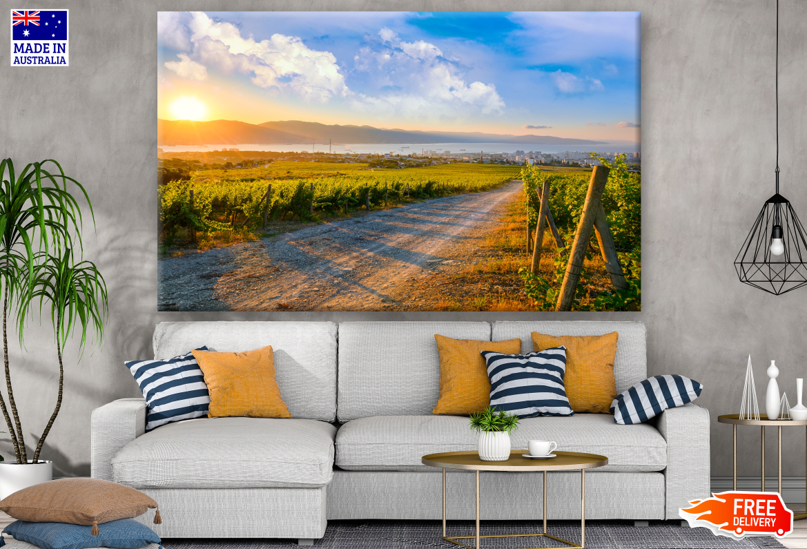 Sunrise Landscape Panoramic view Photograph Print 100% Australian Made