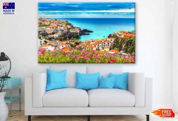 Panoramic view of Madeira island, Portugal Photograph Print 100% Australian Made
