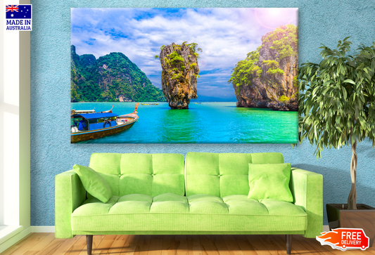 James Bond Island on Phang Nga bay, Thailand Beach Photograph Print 100% Australian Made