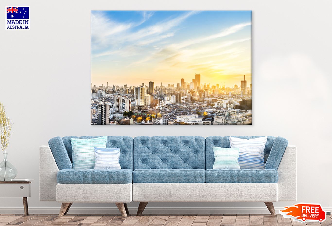 Shinjuku Area Sunset Sky in Tokyo Photograph Print 100% Australian Made