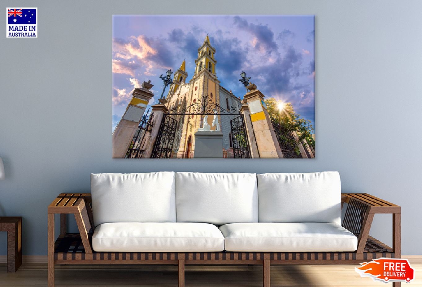 Cathedral Mazatlan Historic City Photograph Print 100% Australian Made