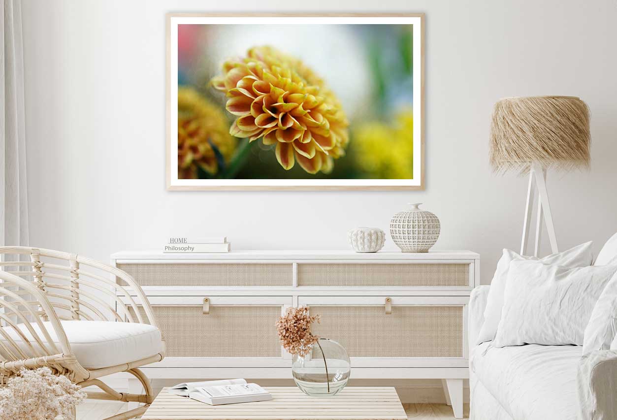 Dandelion Closeup View Photograph Home Decor Premium Quality Poster Print Choose Your Sizes