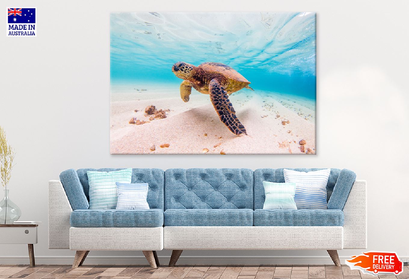 Hawaiian Green Sea Turtle View Photograph Print 100% Australian Made