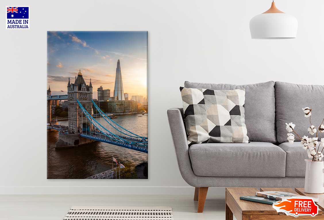 Tower Bridge London Sunset View Photograph Print 100% Australian Made