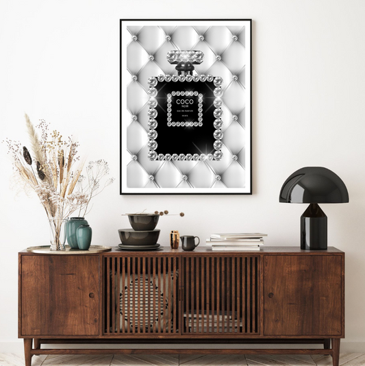 Fashion B&W Vector Design Home Decor Premium Quality Poster Print Choose Your Sizes