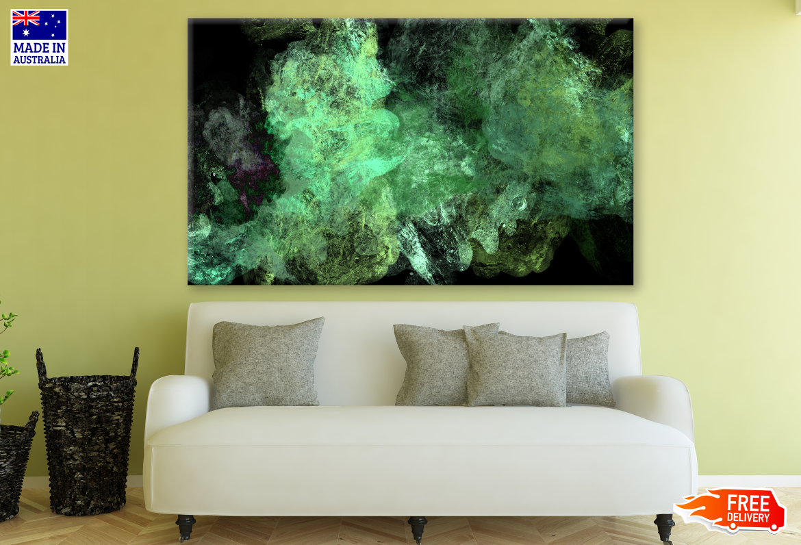 Green Abstract Design Print 100% Australian Made