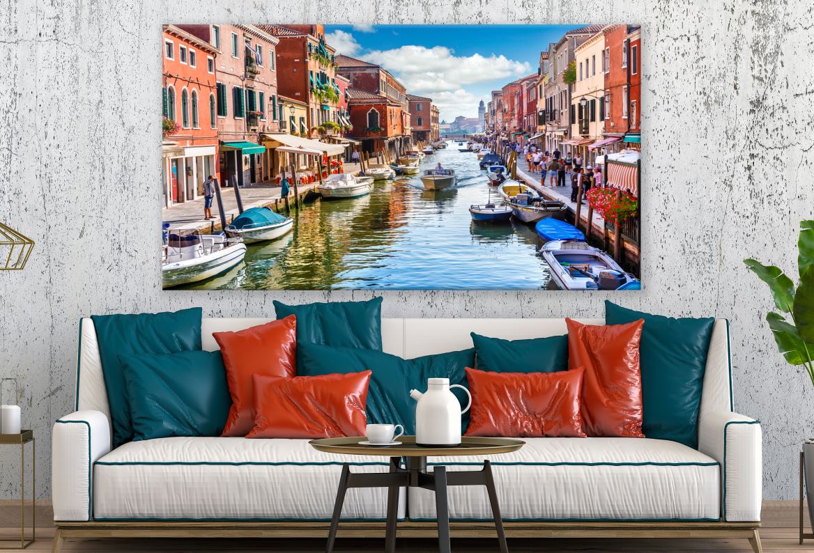 Murano Canal Italy Stunning View Print 100% Australian Made