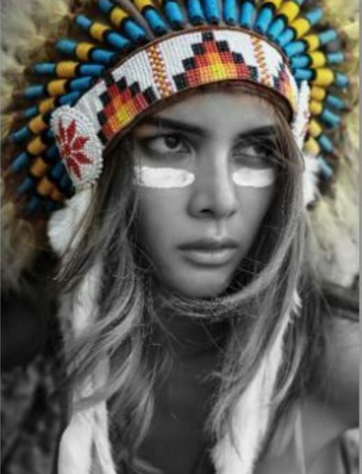 Lady Headdress popular Print 100% Australian Made