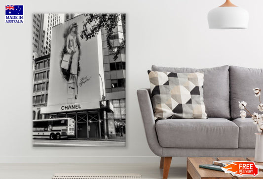 Fashion Store Front View B&W Print 100% Australian Made