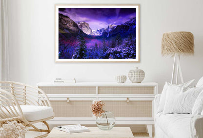 Yosemite Park Pink Digital Art Home Decor Premium Quality Poster Print Choose Your Sizes