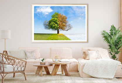 Winter Autumn Summer Tree Digital Art Home Decor Premium Quality Poster Print Choose Your Sizes