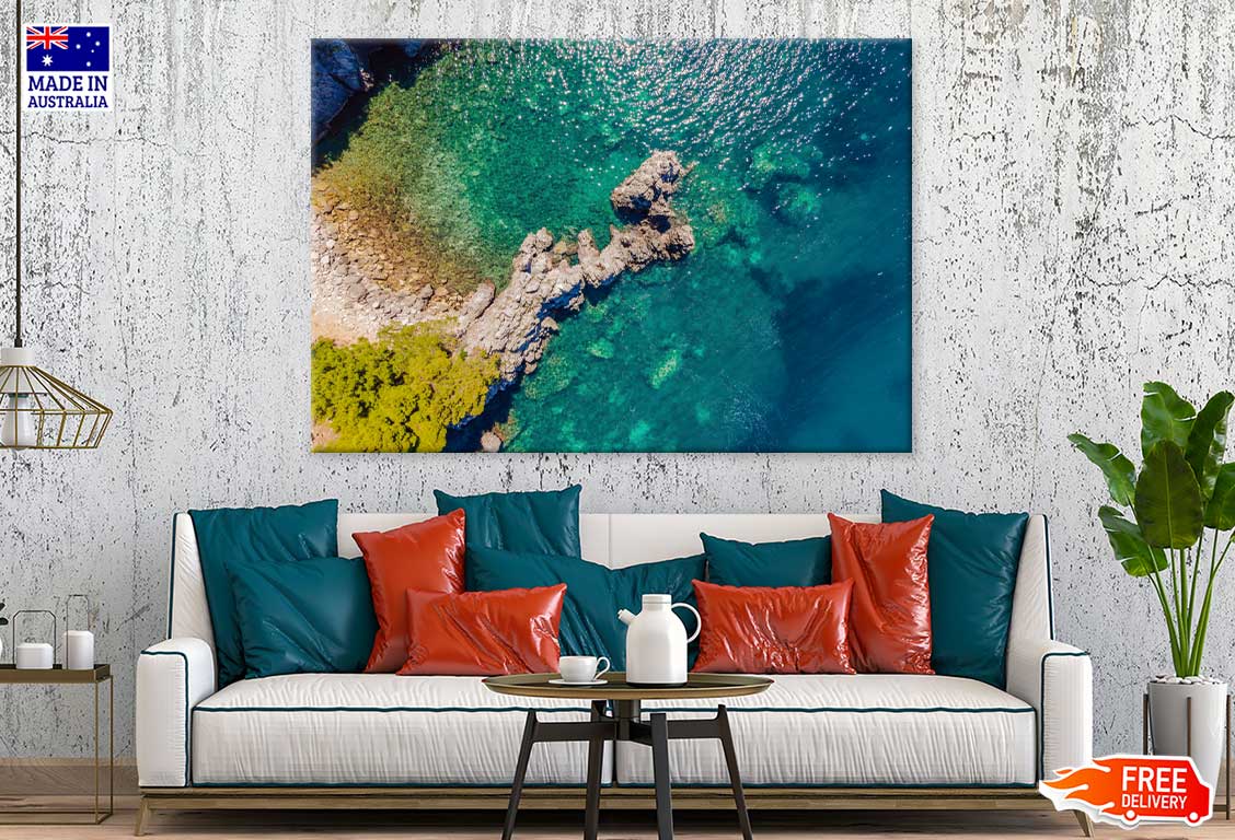 Adriatic Coast of Montenegro View Photograph Print 100% Australian Made