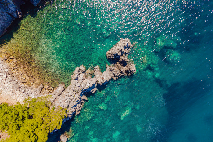 Adriatic Coast of Montenegro View Photograph Print 100% Australian Made