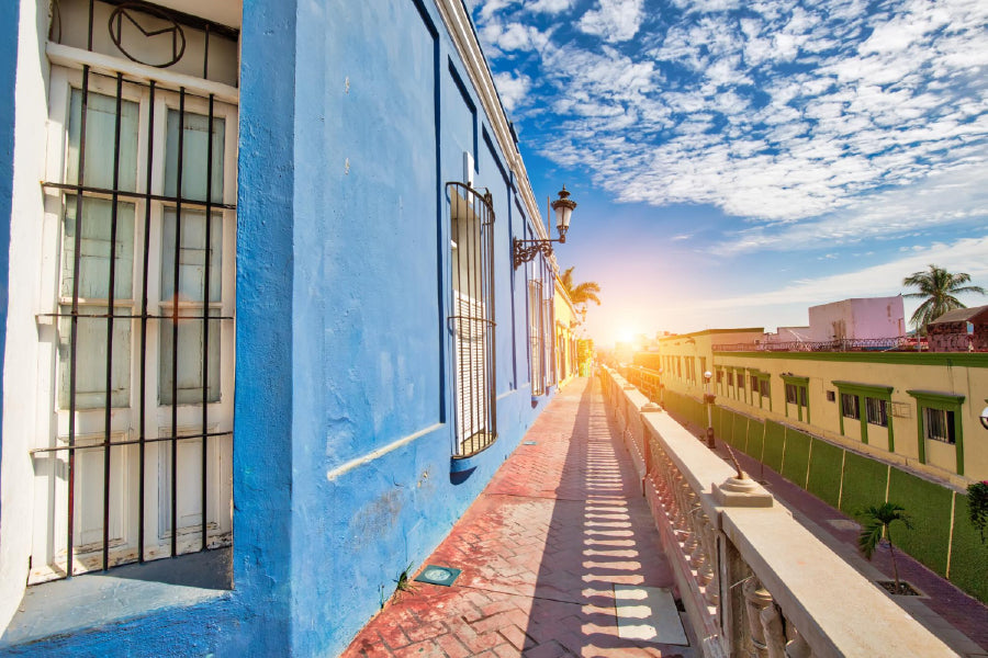 Mazatlan Old City Streets View Photograph Print 100% Australian Made