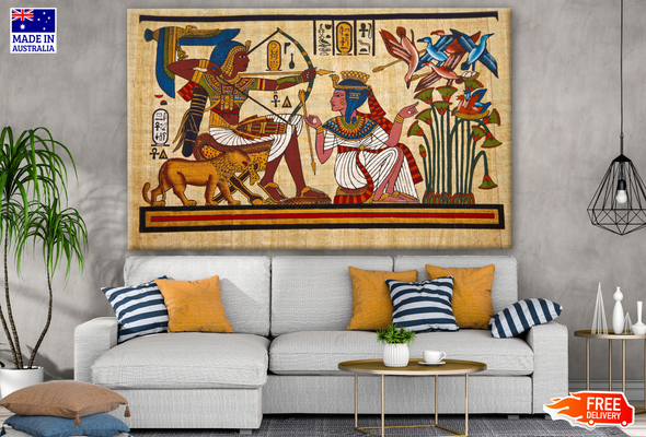 Antique Egyptian Painting Print 100% Australian Made
