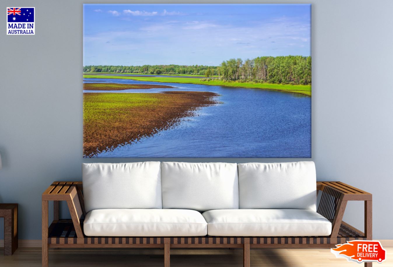 River & Forest Scenery Photograph Print 100% Australian Made