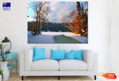 Snow Covered Trees Photograph Print 100% Australian Made