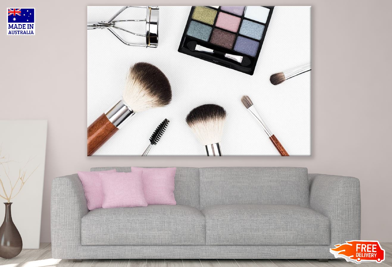 Brushes & Cosmetic Photograph Print 100% Australian Made